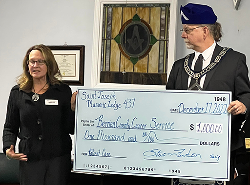 St. Joseph Lodge Donation